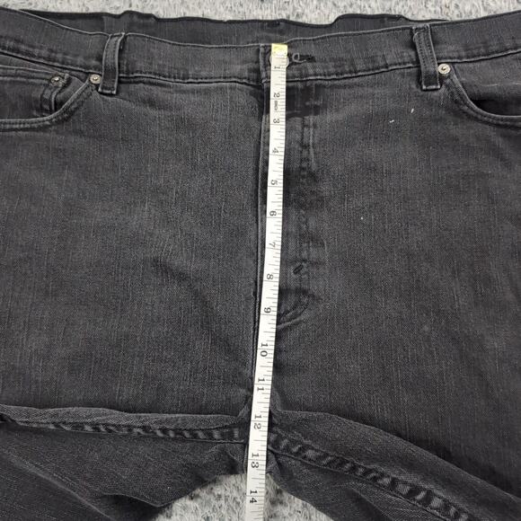 Levi's 505 Shorts Men 44 Black Chore Stretch Streetwear Summer Y2K Casual Denim - Picture 6 of 9